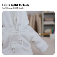 Ob11 Doll Outfit Thick Material OB11 Doll Sweatshirt Casually Design BJD Hoodie for Figure Collectors, Display