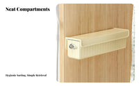 on the vertical surfaceMounted Intimates Holder particle-resistantresistant with Lid Compartment Storage container