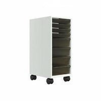 Under-Desk Design Mobile Filing Cabinet Removable Wheels Mobile File Cabinet Sturdy Construction Drawer Unit Large Capacity for Students, Teachers, Crafters, Study Room, Studio, Classroom