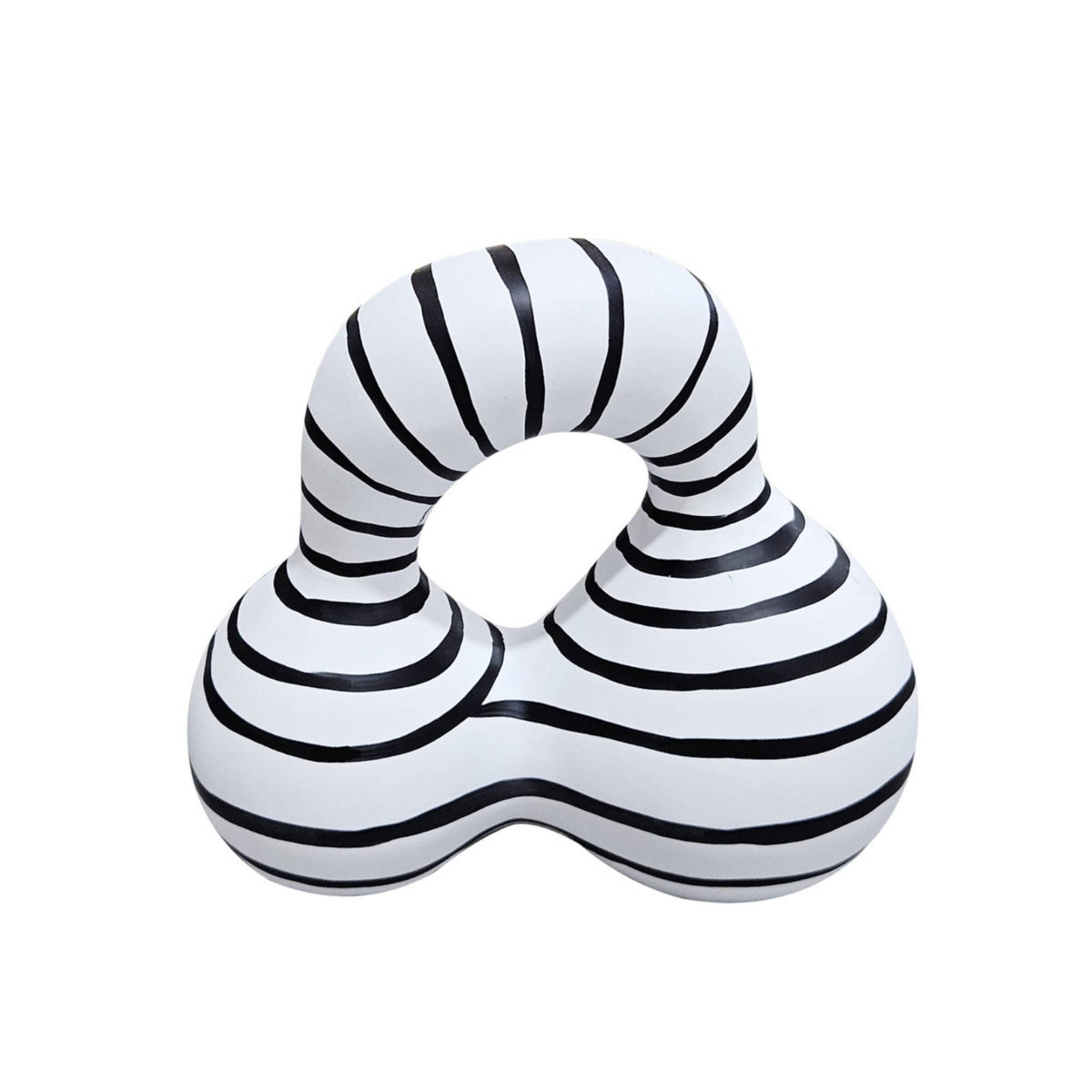Abstract Sculpture Sculptural Geometric Ornament Contemporary Resin Statue for Entryway, Office, Home