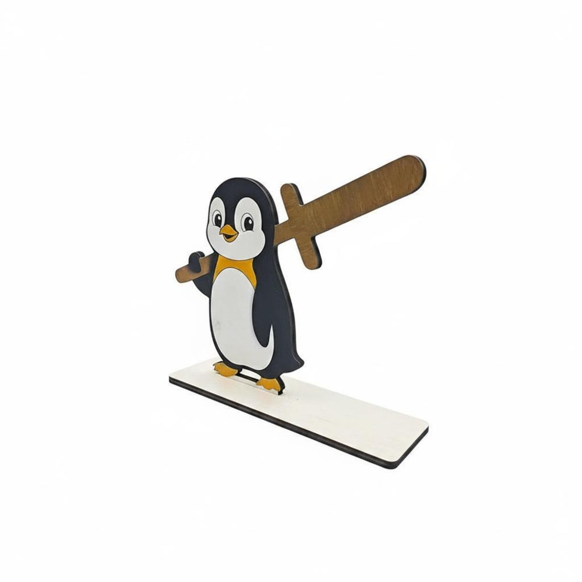 Wooden Animal Tissue Holder Compact Countertop Cute Animal Paper Towel Stand Space Saving Desktop Tissue Rack for Kitchen