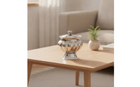 Serving Bowl with Lid Elegant Pedestal Serving Bowl Compact Dessert Server for Dining Table