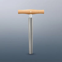 High-Speed Steel T-Handle Tapered Reamer Manual Bass Endpin Reamer Heavy-Duty Luthier Tool Easy to Use for Workshop