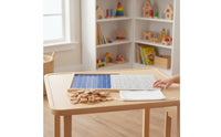 Early Learning Educational Counting Board Paint Wooden Hundred Board 1-100 Number Grid Game for Preschoolers, Kids, Toddlers, Homeschool, Classroom