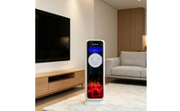 Sleep Mode Column Fan with Front Controls Tall Cooling and Warming Fan Upright Space-Saving for Bedroom, Living Room, Office