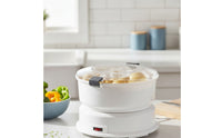 Electric Potato Skin Remover Countertop Vegetable Processor with Transparent Lid Kitchen Appliance Automatic for Home Cooks