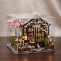 Wooden 3D Model Kit Detailed Design Light up Miniature Room Kit Creative Gift DIY