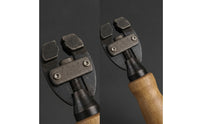 Clamping Tool with Wooden Handle Carbon-Steel Handheld Clamp Clamps for Woodworkers, Crafting, Diy Projects