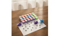 24 Pieces Fun Plastic Stamp with Bug Motif Novelty Bug Stamp Mini Compact for Children, Crafters, Teachers, Craft Projects, Classroom, Pranks