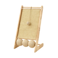 L-Shaped Cat Scratching Board Long-Lasting Pet Supply Space-Saving