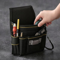 Waist Tool Pouch with Belt Heavy-Duty Tool Belt Pouch Open-Top for Construction