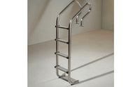 Stainless Steel Pool Ladder No-Embed-Embed Pool Ladder with Handrails Heavy Duty for Homeowners, Swimming Pools