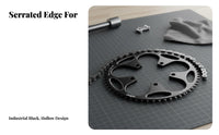 Street Bike Single Speed Chainring CNC Aluminumuminum Uminum 110BCD 5-Bolt Chainring 5 Bolt Cycle Chainwheel Simple Modification