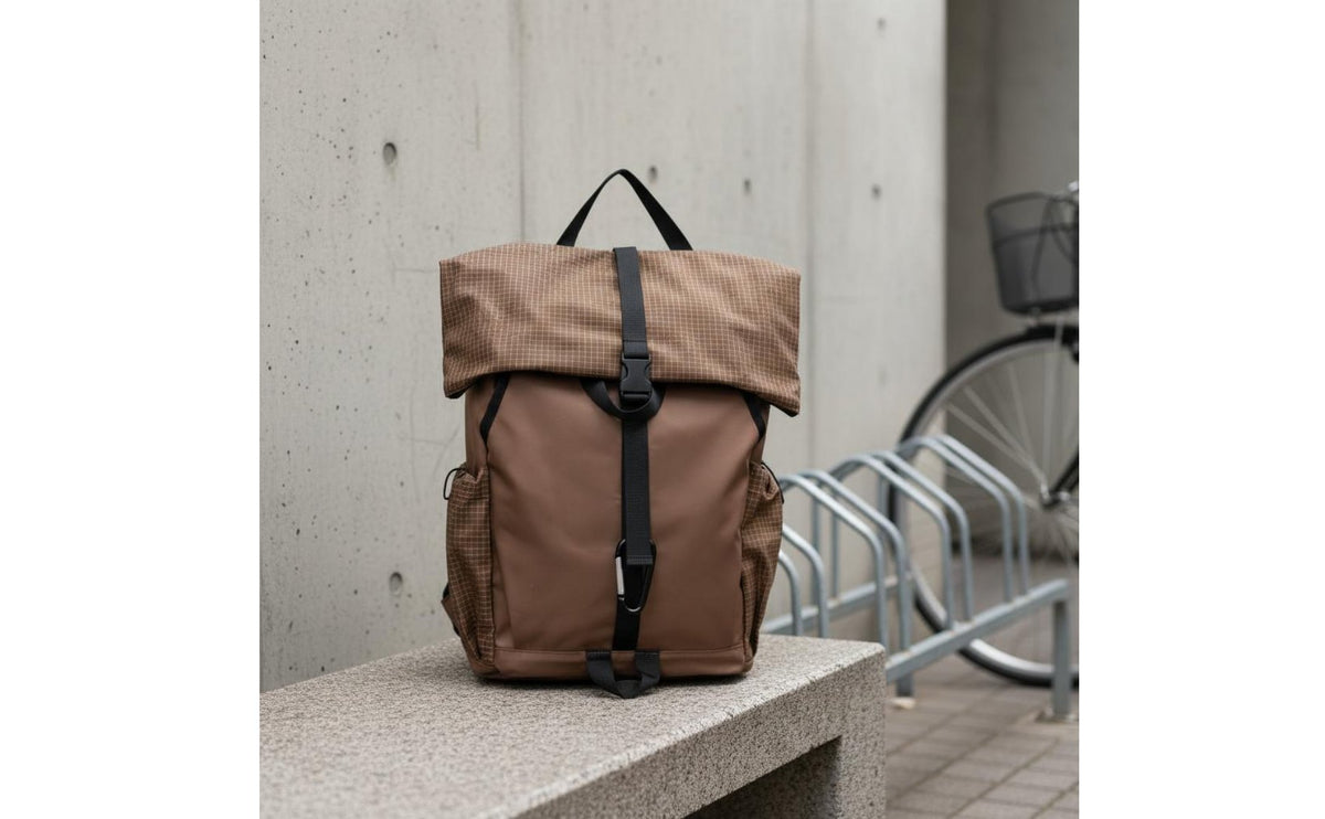 Fold-over Top Backpack Multifunctional Travel Backpack Large Capacity Biking Rucksack for Men, University Students, Outdoor, School