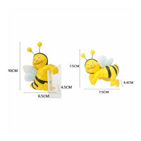 Flower Pot Border Decoration Cute Design Bee Pot Hanger Resin Craft for Balcony
