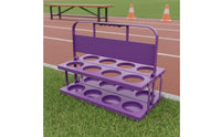 8 Cup Drink Carrier with Handle Foldable Grape Beverage Rack Reusable Drink Storage for Picnic, Party, Travel