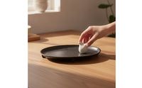 Elliptical Tray Vintage Aluminum Tray Wide for Console