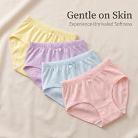 Underwear Women High Waisted Knickers Multipack in 100% Pure Material, Breathable Postpartum for with Full Coverage