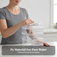 Food-Grade Material Water Dispenser Bottle Leak-Proof Portable Water Storage Container Long-Lasting for Families, Home, Office