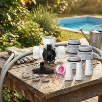 Three-Port Pool Diverter Kit Easy-to-Install Triple-Port Diverter Adjustable for Homeowners