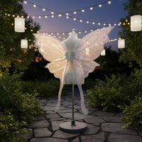 Lightweight Long Tail Butterfly Wings Iridescent Elf Wings Costume Accessory for Children, Adults, Festivals, Parties, Halloween, Cosplay