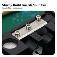 Long-Lasting ABS Material 13-in-1 Cue Tip Tool Portable Multi-Functional Tip Repair Tool Compact for Tournaments