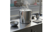 Stainless Steel Insulated Barrel High Temperature Resistant Professional Insulated Food Pot Locking Lid Soup Container