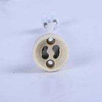 Terminal Block GU10 Lamp Holder with Ceramic Base for DIY Lighting, Heat Resistant Bulb Holder and Wire Connector, Electrical Connector, 1 Pack