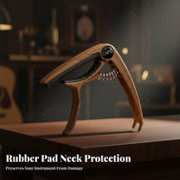 Guitar Capo Preserving Silicone Pad Acoustic Electric Guitar Capo Maintains Intonation Musical Instrument Accessory for Stage Performance, Live Gigs