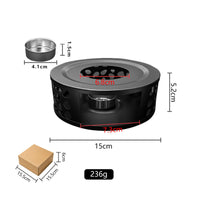 Ventilated Stainless Steel Teapot Warmer Round Stainless Steel Tea Warmer Low-Silhouette Tableware Accessory Sturdy