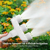 Multi-Head Sprinkler Nozzle Water Saving Mists Spray Head High Volume Mists Sprinkler for Gardeners, Farmers, Greenhouse, Farmland, Lawn