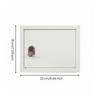 Surface-Mounted Milk Box Iron Locked Milk Box Secure Locking Mailbox for Community Gate