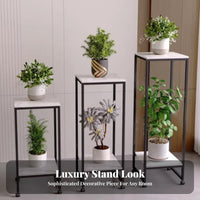 Multitiered Rolling Plant stand with casters Multitiered Planter stand for Indoor