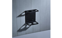 Home Gym Bar Wall Rack Matte Black Barbell Wall Rack Compact Vertical Barbell Holder for Athletes