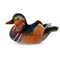 Duck Ornament with Feather Texture Decorative Mallard Duck Figure Decoy Charming Figure Statue for Courtyard