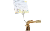 Marching Lyre Metal Music Holder with Clip Clamp-Sheet Music Clip for Instrumentalists