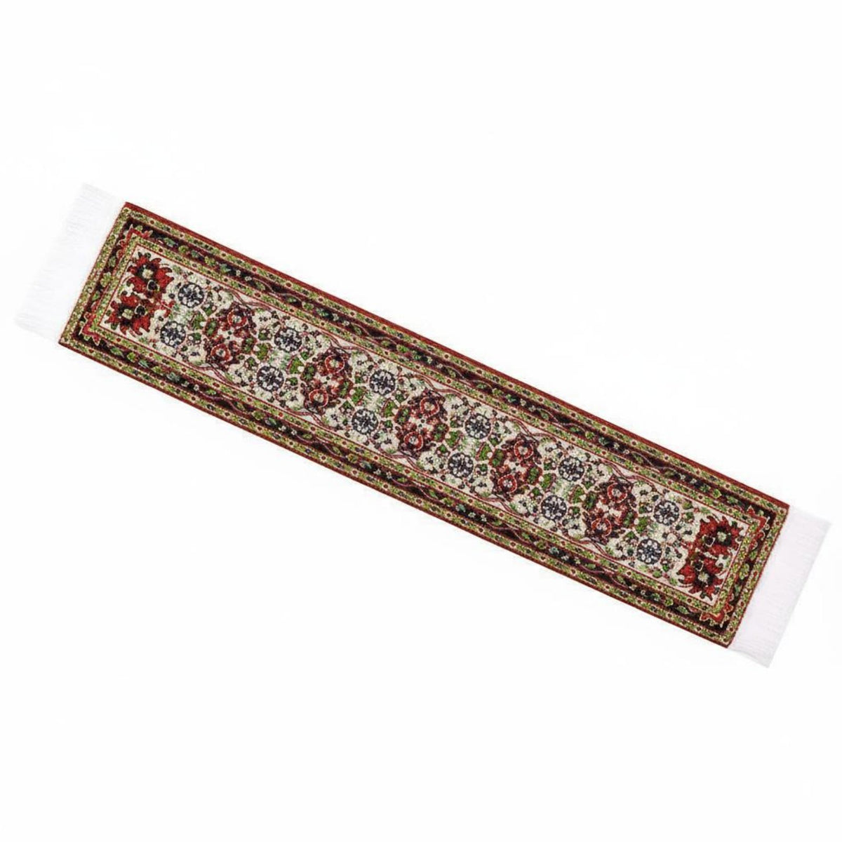 Intricate Patterns 1:12 Scale Dollhouse Rug Rich Colors Woven Dollhouse Table Runner Exquisite Craftsmanship for Hobbyists