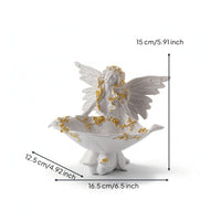 Fairy Figurine Intricate Angel Figurine Artisanal for Garden, Fantasy Lovers