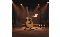 V-Shaped Guitar Stand Foldable Electric Guitar Floor Stand Cushioned Padding Portable Instrument Holder for Bassists, Artists