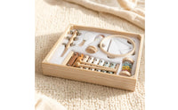 8 Pieces Wooden Music Set with Storage Box Educational Wooden Musical Instruments Exploratory Percussion Set for Preschoolers, Daycare