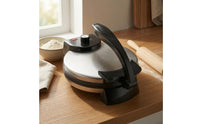 Electric Crepe Griddle Black Handle Round LED Indicators Electric Griddle