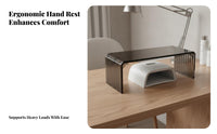Ergonomic Manicure Hand Pillow Stable Support Manicure Arm Rest Stand Improves Effectiveness for Manicurists, Beauty Studios, Spas, Home