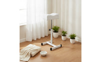 Pedicure Footrest with Padded Top Freestanding Leg Rest Soft for Beauty Parlors