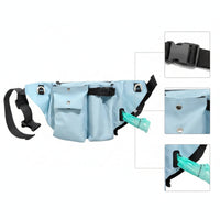 Canine Snack Bag with Waist Strap Convenient Dog Walking Waist Bag Functional Treat Pouch for Outdoor Walks