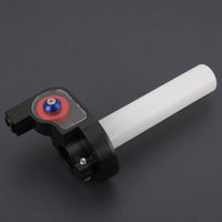 22 Mm Mounting Hole ATV Twist Throttle Handle Blue Adjustment Fastener Motorcycle Twist Throttle Red Accent Vehicle Part Black