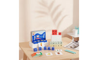 Letter Matching Game Hands-on Spelling Toy with Storage Tin Alphabet Blocks with Tin Portable Letter Cubes Game Compact