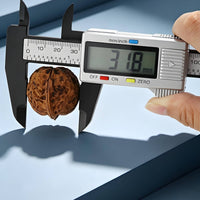 Mm Inch Scale Digital Plastic Caliper Lightweight Plastic Digital Caliper Anti-Scratch for Jewelers, Hobbyists