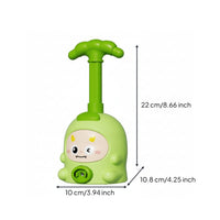 Press-to-Launch Balloon Powered Car with Pump Hands-on Balloon Powered Car Rounded Manual for Children, Toddlers, Indoor Games, Playroom