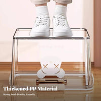 Clear Lidded Tote Large Capacity Household Storage adaptable for Homeowners