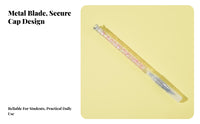Blade Craft Pen Easy to Use Journaling Pen Long-Lasting Metal Tip for Students, Hobbyists, DIY Crafting, School Projects